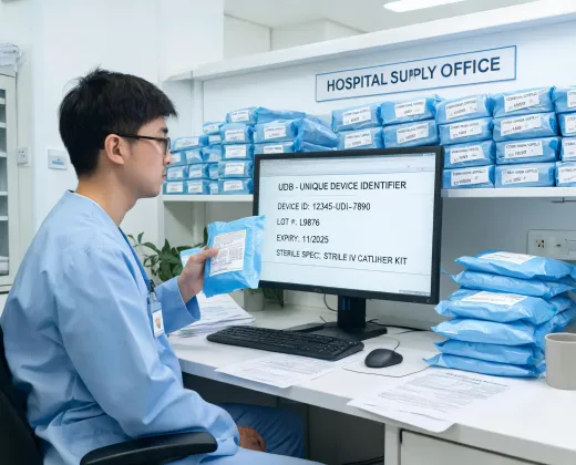 Clinical engineer at documentation console