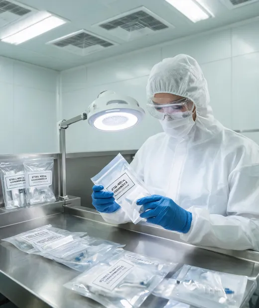 Cleanroom assembly station