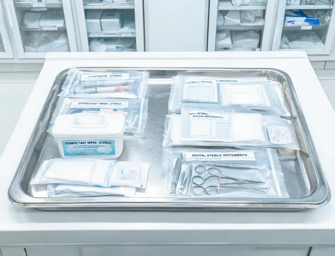 Sterile procedure consumables tray